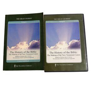 Great Courses History of Bible Making New Testament Canon DVDs Guidebook Ehrman